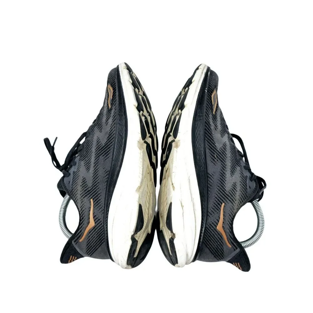 Hoka One One Clifton 9 Women's Running‎ Shoes Sneakers Black Size 7.5 Athletic